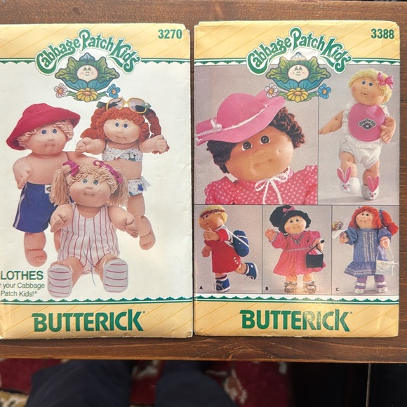 🩷KIDS-Cabbage Patch Kids Patterns Doll Clothes Sets-Butterick, Plaid & See & Sew - Picture 6 of 14